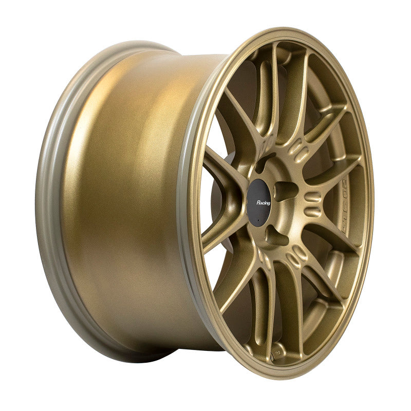 Enkei GTC02 18x9 5x112 25mm Offset 66.5mm Bore Titanium Gold Wheel - Mammoth Racing -