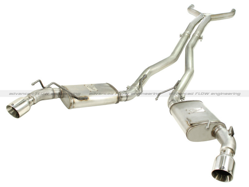 aFe MACHForce XP Exhaust 3in Stainless Stee CB/10-13 Chevy Camaro V8-6.2L (td) (pol tip) - Mammoth Racing -