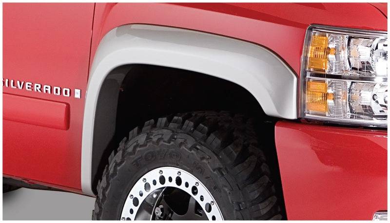 Bushwacker 07-14 Chevy Silverado 2500 HD Extend-A-Fender Style Flares 2pc - Black - Mammoth Racing -
