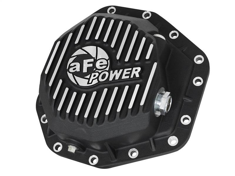 aFe Power Pro Ser Rear Diff Cover Black w/Mach Fins 2017 Ford Diesel Trucks V8-6.7L(td) Dana M275-14 - My Store