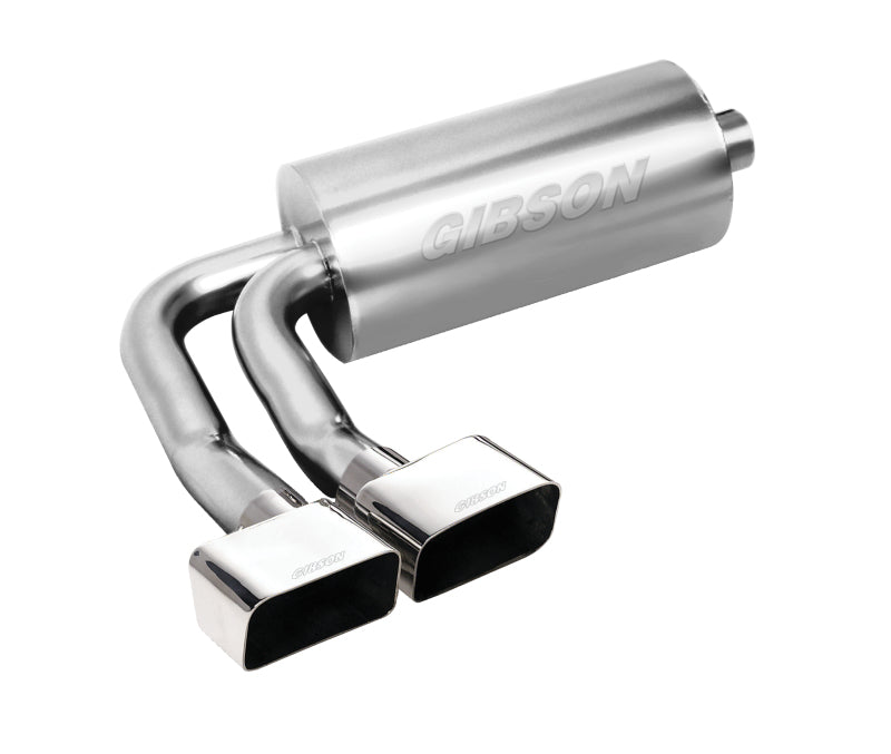 Gibson 99-05 Chevrolet Silverado 1500 Base 4.3l 2.5in Cat-Back Super Truck Exhaust - Aluminized - Mammoth Racing -