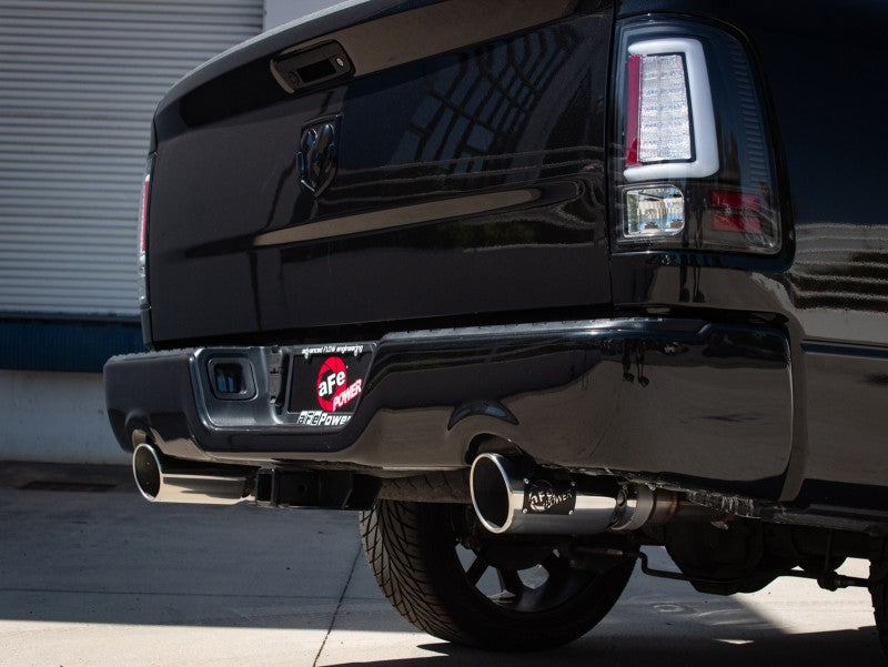 aFe 09-18 Ram 1500 V8 5.7L Hemi Gemini XV 3in 304 SS Cat-Back Exhaust w/ Polished Tips - Mammoth Racing -