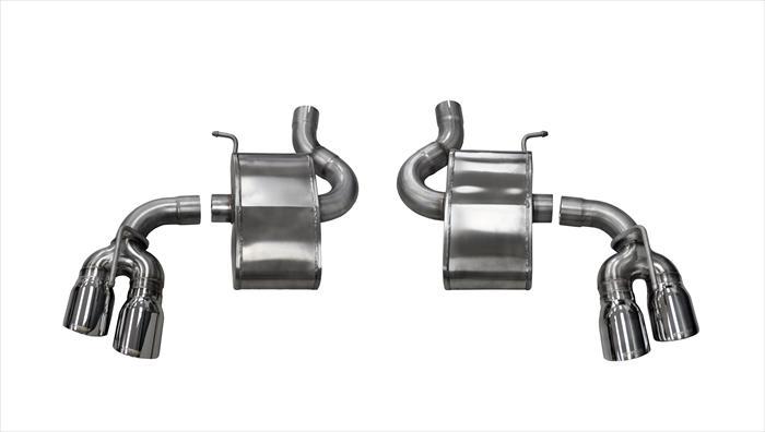 Corsa 14786 2.75 Inch Axle-Back Sport Dual Exhaust 4.0 Inch Polished Tips - Mammoth Racing -COR14786