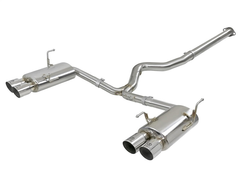 aFe Takeda 3in SS Exhaust Cat-Back 15-16 Subaru WRX/STI 2.0L/2.5L Polished Tips - Mammoth Racing -