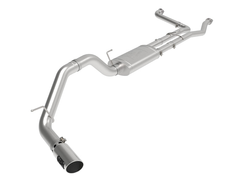 aFe MACHForce XP Exhausts Cat-Back SS-409 Nissan Titan XD 16-19 V8-5.6L - Polished Tip - Mammoth Racing -