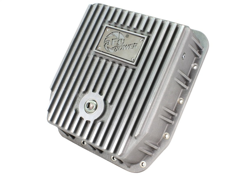 afe Transmission Pan (Raw); Ford Trucks 93-08 AODE/4R70W - Mammoth Racing -