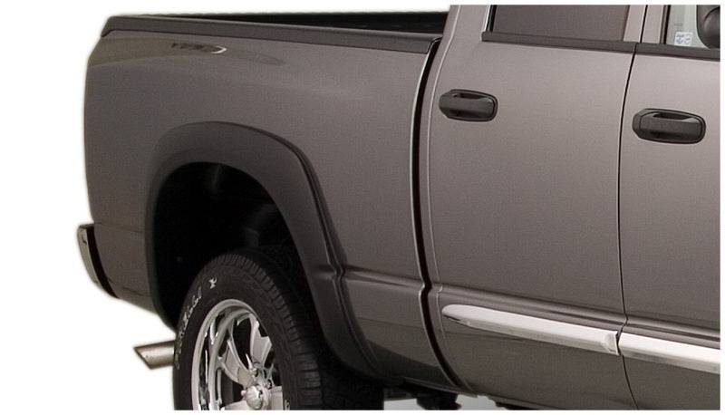 Bushwacker 06-08 Dodge Ram 1500 Fleetside OE Style Flares 2pc 75.9/76.3in Bed - Black - Mammoth Racing -
