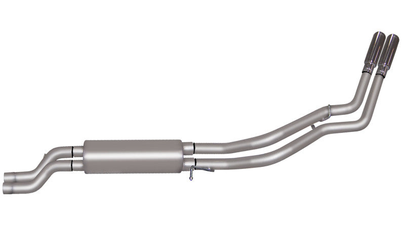 Gibson 01-05 Chevrolet Silverado 2500 HD Base 6.0l 2.5in Cat-Back Dual Sport Exhaust - Stainless - Mammoth Racing -