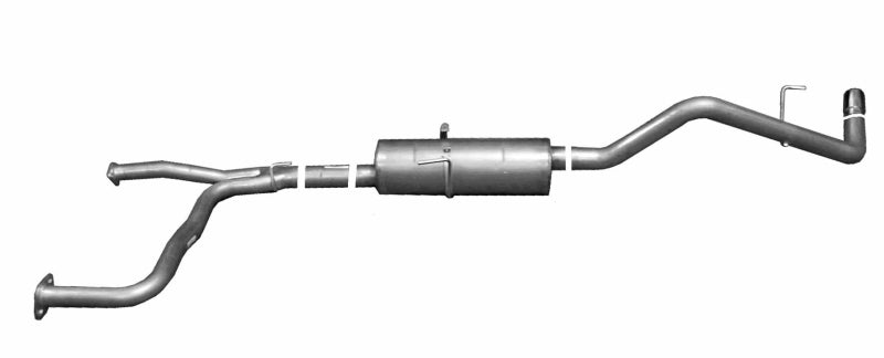 Gibson 07-09 Nissan Frontier LE 4.0l 2.5in Cat-Back Single Exhaust - Stainless - Mammoth Racing -