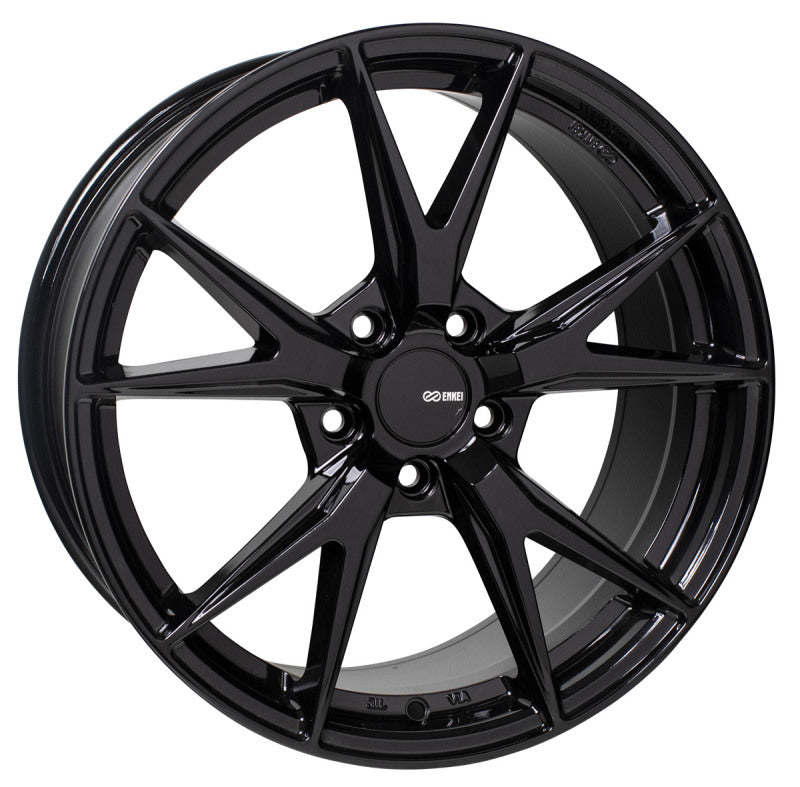 Enkei Phoenix 17x7.5 45mm Offset 5x100 72.6mm Bore Gloss Black Wheel - Mammoth Racing -