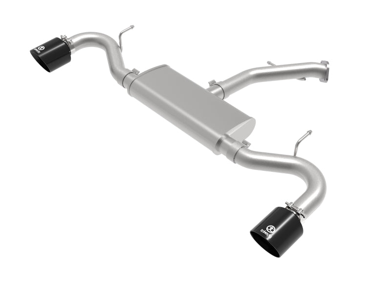 aFe Takeda Series 2.5in 409 SS Axle-Back Exhaust 18-20 Hyundai Elantra GT L4-1.6L(t) w/ Black Tips - Mammoth Racing -
