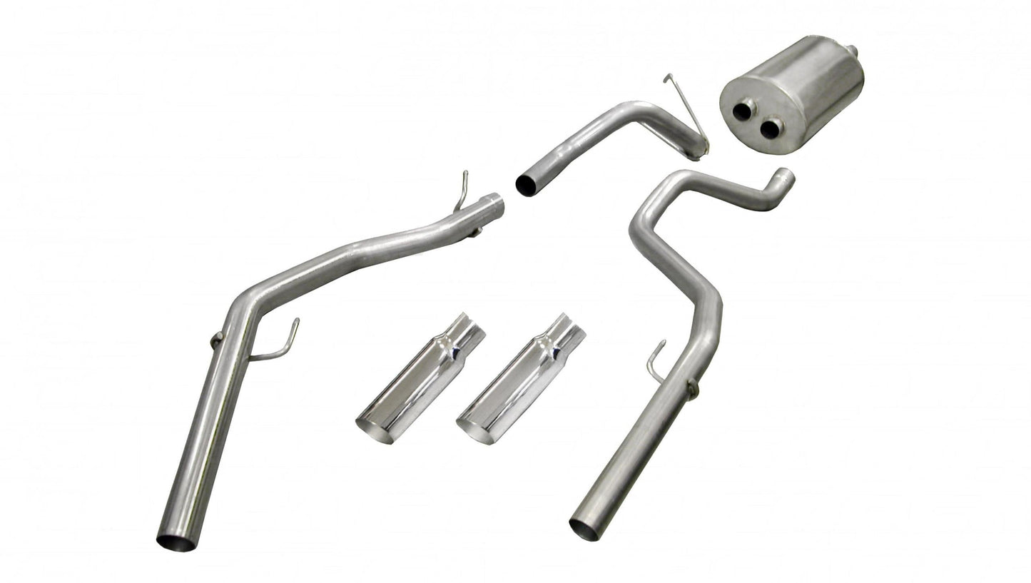 Corsa 24425 Dual Rear Exit Exhaust 09-17 Ram 1500/Rebel 1500 Crew Cab/Short Bed/Quad Cab/Standard Bed - Mammoth Racing -COR24425