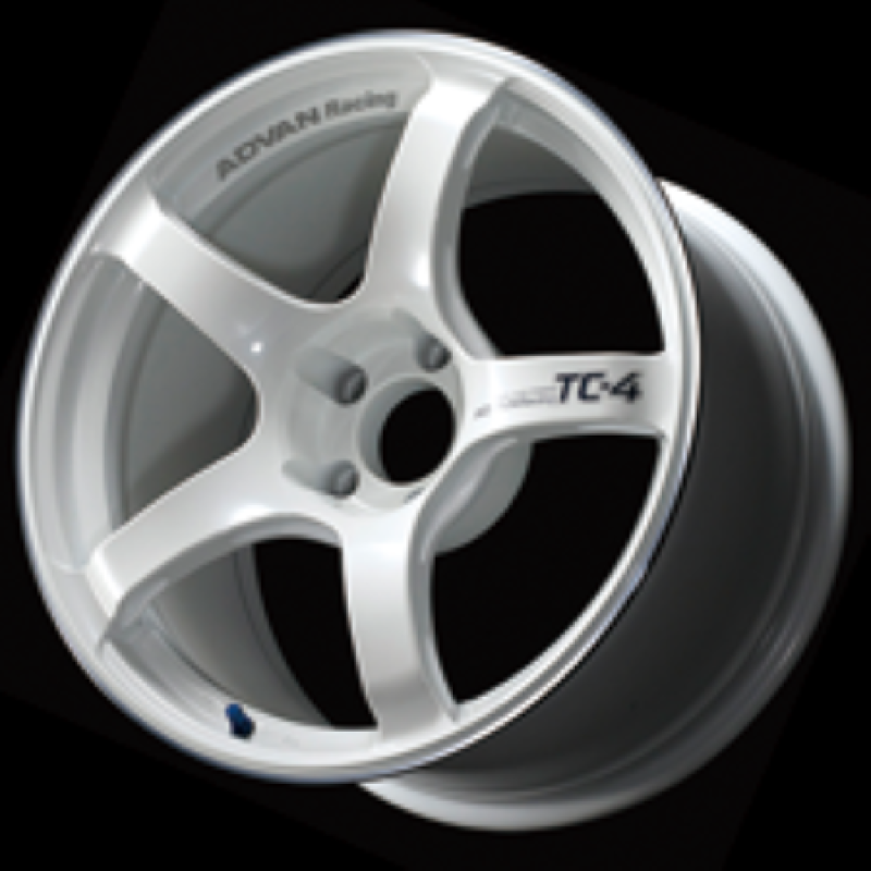 Advan TC4 15x6.0 +45 4-100 Racing White Metallic & Ring Wheel - My Store