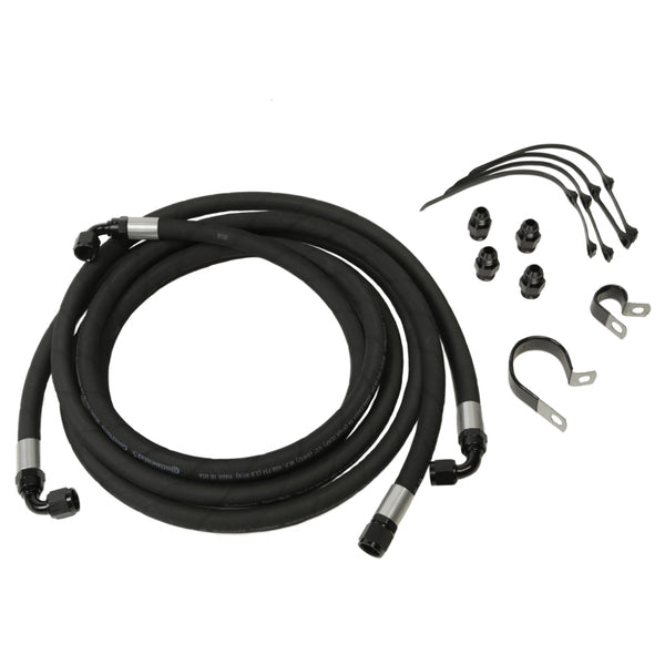 Fleece Performance 10-12 Cummins w/ 68RE Replacement Transmission Line Kit - Mammoth Racing -