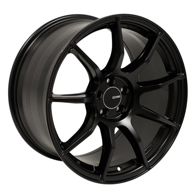 Enkei TS9 18x8 5x100 45mm offset 72.6mm Bore Black - Mammoth Racing -