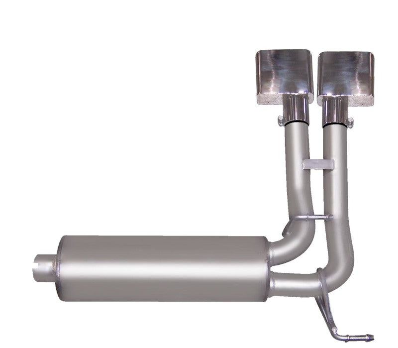 Gibson 04-05 Dodge Ram 1500 SLT 5.7l 2.5in Cat-Back Super Truck Exhaust - Stainless - Mammoth Racing -