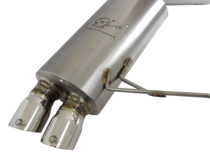 aFe 20-21 Audi A4 L4-2.0L (t) MACH Force-Xp 3in to 2-1/2in Stainless Steel Cat-Back Exhaust System - Mammoth Racing -
