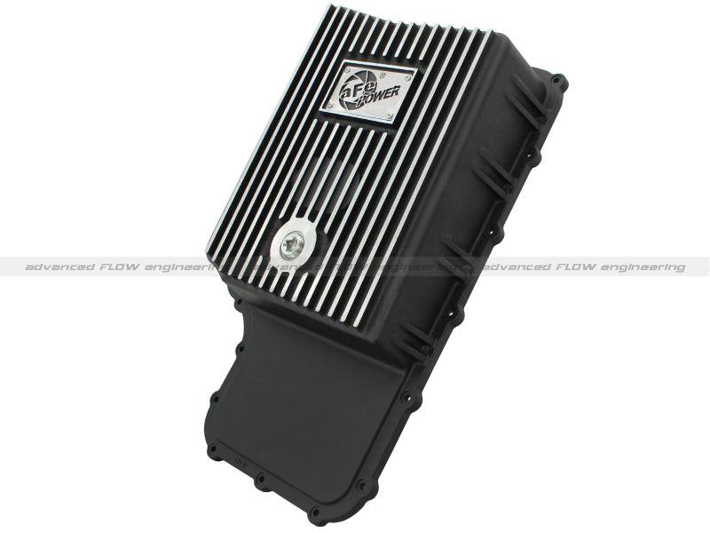 aFe Power Transmission Pan Black Machined 11-14 Ford 6R140 Trucks V8 6.7L (td) - My Store