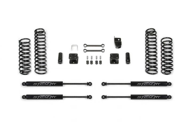 Fabtech 07-18 Jeep JK 4WD 4-Door 3in Sport System w/Stealth Shocks - Mammoth Racing -
