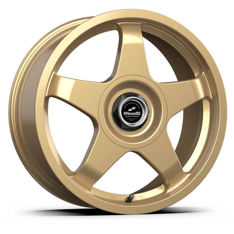fifteen52 Chicane 18x8.5 5x100/5x114.3 35mm ET 73.1mm Center Bore Gloss Gold Wheel - Mammoth Racing -