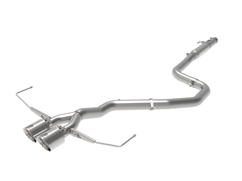 aFe Takeda Exhaust Cat-Back 19-20 Hyundai Veloster 304SS Polished Dual Tips Exhaust - Mammoth Racing -