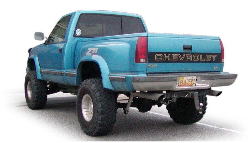 Bushwacker 88-99 Chevy C1500 Stepside Extend-A-Fender Style Flares 2pc 78.0/96.0in Bed - Black - Mammoth Racing -