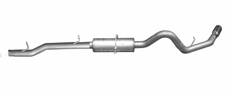 Gibson 03-07 Ford F-250 Super Duty Lariat 6.0l 4in Cat-Back Single Exhaust - Stainless - Mammoth Racing -