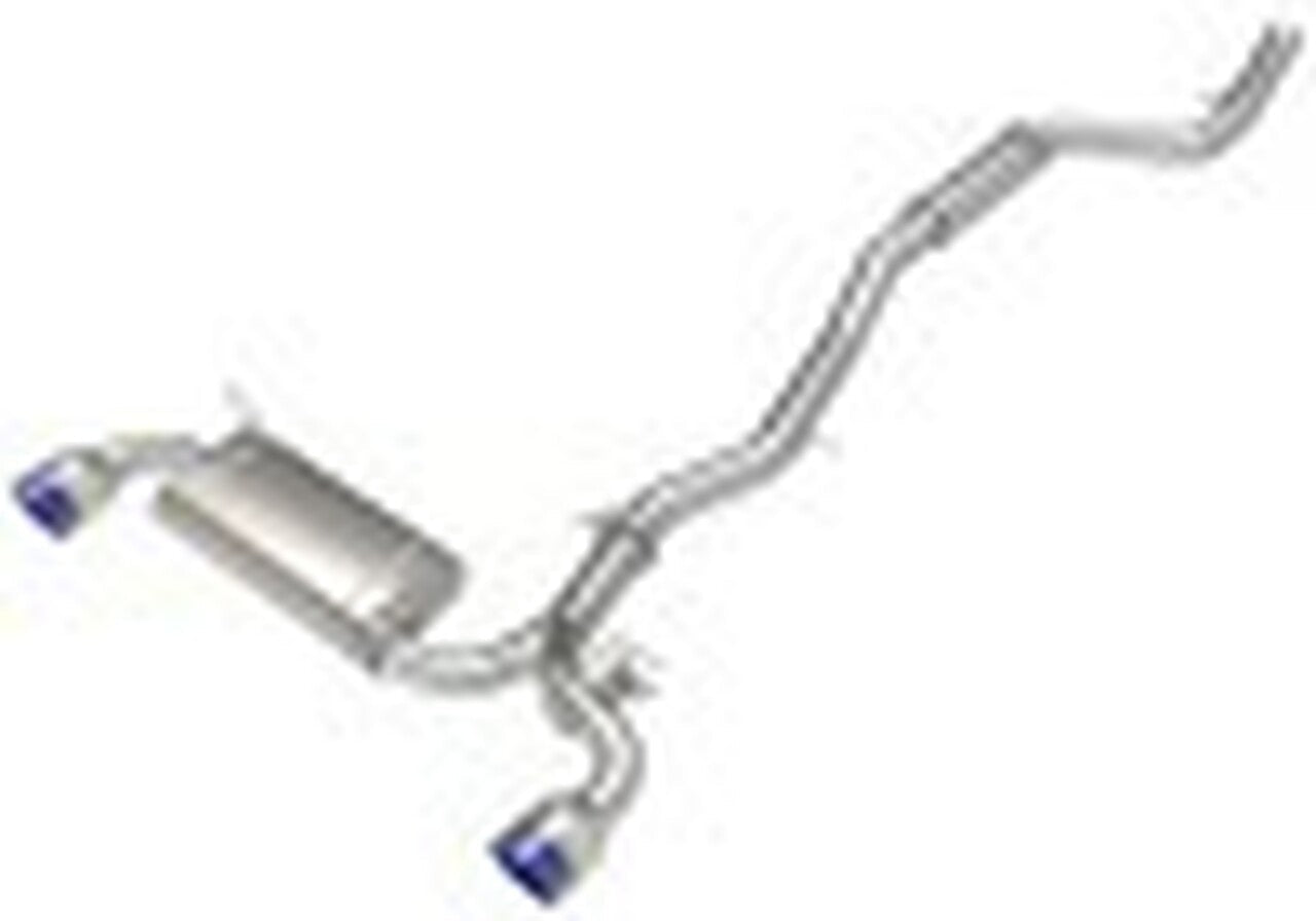 aFe POWER Takeda 2021 Toyota Supra 2.0L (t) 2.5in-3in 304 SS CB Exhaust w/ Blue Tips - Mammoth Racing -