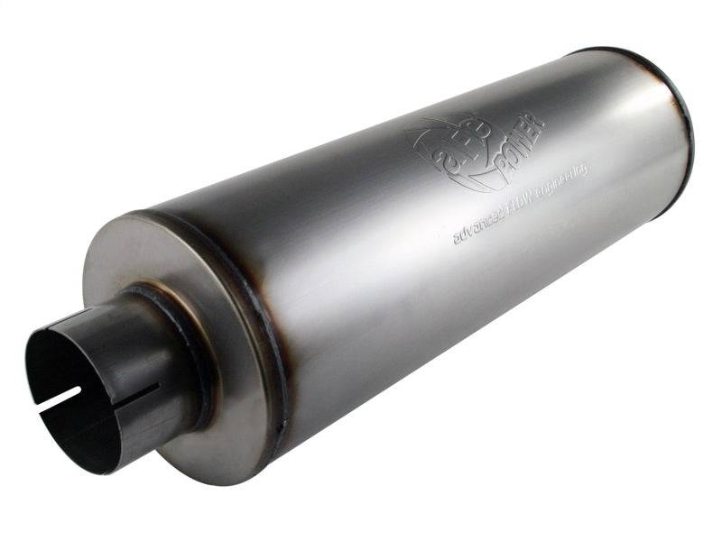 aFe MACHForce XP Exhausts Mufflers SS-409 EXH Muffler 4 ID In/Out 8 Dia - My Store