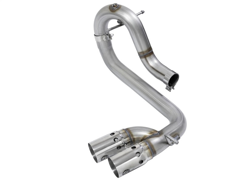 aFe Rebel Series DPF-Back 3in Side Exit SS Exhaust w/ IC Polished Tips 2016 GM Colorado/Canyon 2.8L - Mammoth Racing -