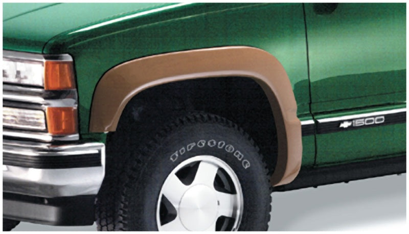 Bushwacker 88-99 Chevy C1500 Extend-A-Fender Style Flares 2pc Covers OEM Flare Holes - Black - My Store