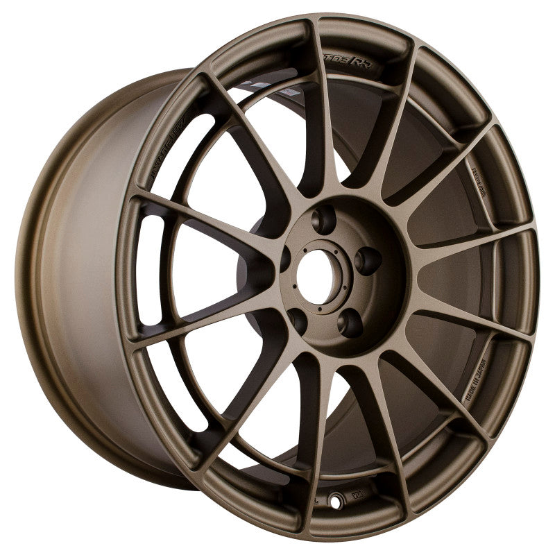 Enkei NT03RR 18x9.5 5x114.3 27mm Offset 75mm Bore - Titanium Gold (MOQ 40) - Mammoth Racing -