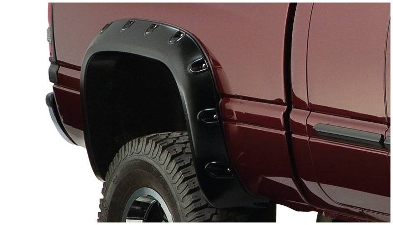 Bushwacker 86-95 Suzuki Samurai Pocket Style Flares 2pc - Black - Mammoth Racing -