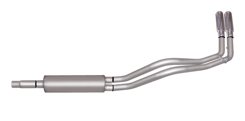 Gibson 94-96 Dodge Ram 1500 Base 3.9l 2.5in Cat-Back Dual Sport Exhaust - Stainless - Mammoth Racing -