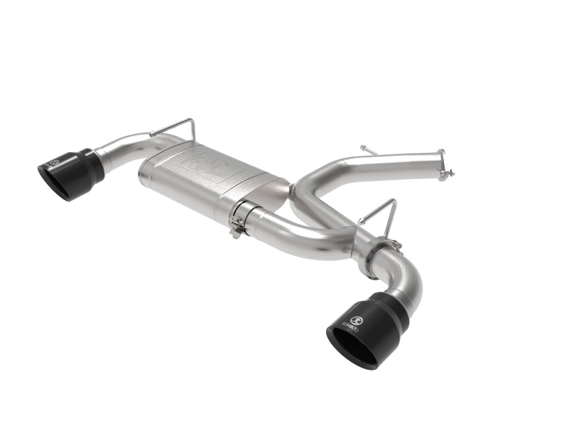 aFe Takeda Exhaust Axle-Back 19-20 Hyundai Veloster N 304SS Black Dual Tips Exhaust - Mammoth Racing -