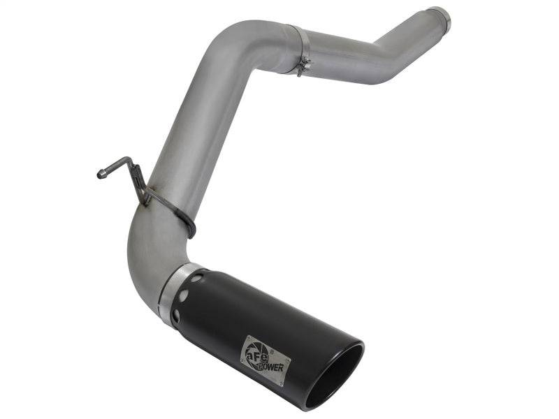 aFe LARGE BORE HD 5in DPF-Back SS Exhaust w/ Black Tip 2016 Nissan Titan 5.0L V8 (td) CC SB - My Store