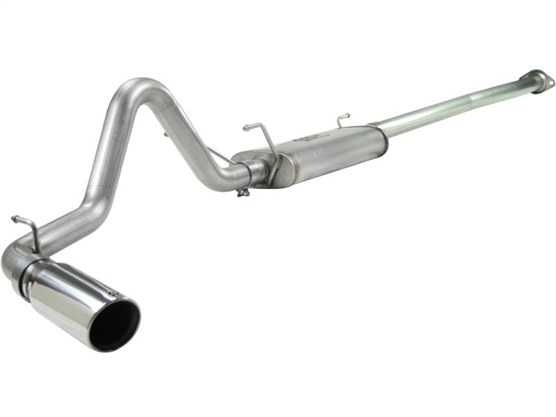 aFe MACHForce XP 2.5in 409SS Cat Back Exhaust w/ 304SS Polished Tip 05-13 Toyota Tacoma V6 4.0L - Mammoth Racing -