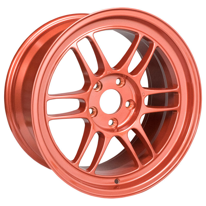 Enkei RPF1 17x9 5x114.3 35mm Offset 73mm Bore Orange Wheel - Mammoth Racing -