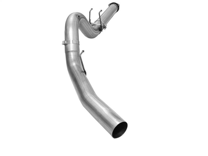 aFe MACHForce XP Exhaust 5in DPF-Back Stainless Steel Exhaust 2015 Ford Turbo Diesel V8 6.7L No Tip - My Store