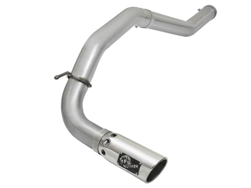 aFe LARGE Bore HD Exhausts 4in DPF-Back SS-409 2016 Nissan Titan XD V8-5.0L CC/SB (td) - Mammoth Racing -