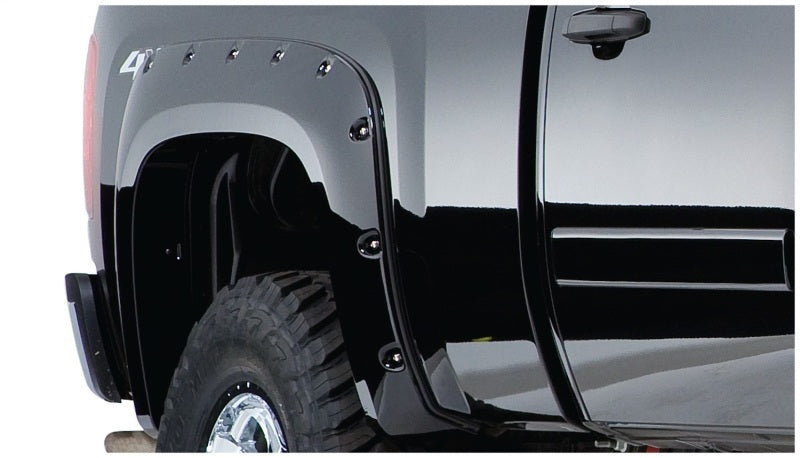 Bushwacker 93-11 Ford Ranger Styleside Cutout Style Flares 2pc 72.0/84.0in Bed - Black - My Store