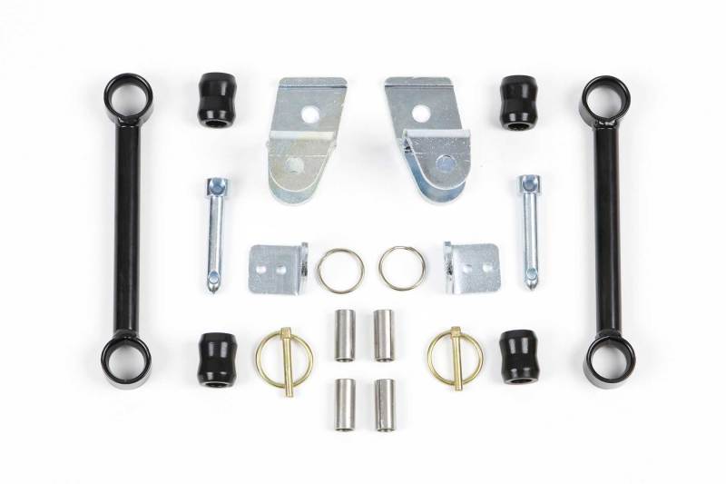 Fabtech 07-18 Jeep JK 4WD 3-5in Front Sway Bar End Link & Disconnect Kit - Mammoth Racing -