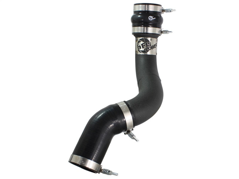 aFe BladeRunner 3in Black Intercooler Tube Cold Side w/ Couplings & Clamps 13-14 Dodge RAM 6.7L (td) - Mammoth Racing -