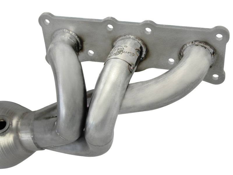 aFe 08-13 BMW 128i (E82/88) L6 3.0L Twisted Steel 304 Stainless Steel Long Tube Header w/ Cat - My Store