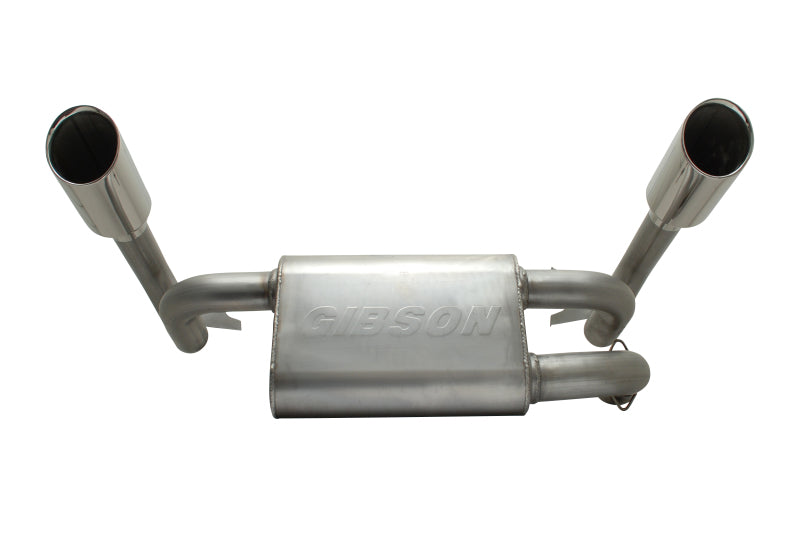 Gibson 2014 Polaris RZR XP 1000 EPS Base 2.25in Dual Exhaust - Stainless - Mammoth Racing -