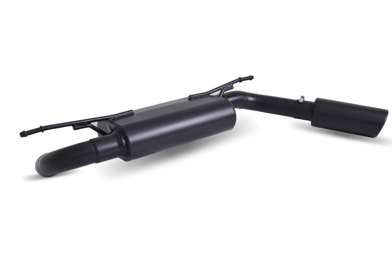 Gibson 18-22 Jeep Wrangler JL Rubicon 3.6l 2.5in Cat-Back Single Exhaust - Black Elite (Ceramic) - Mammoth Racing -