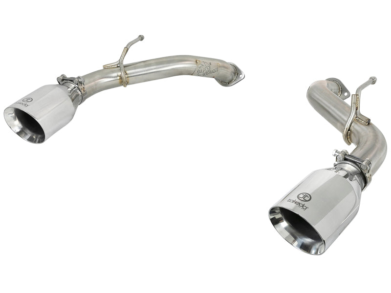 aFe POWER Takeda 2.5in 304 SS Axle-Back Exhaust w/ Polished Tips 17-19 Infiniti Q60 V6-3.0L (tt) - Mammoth Racing -