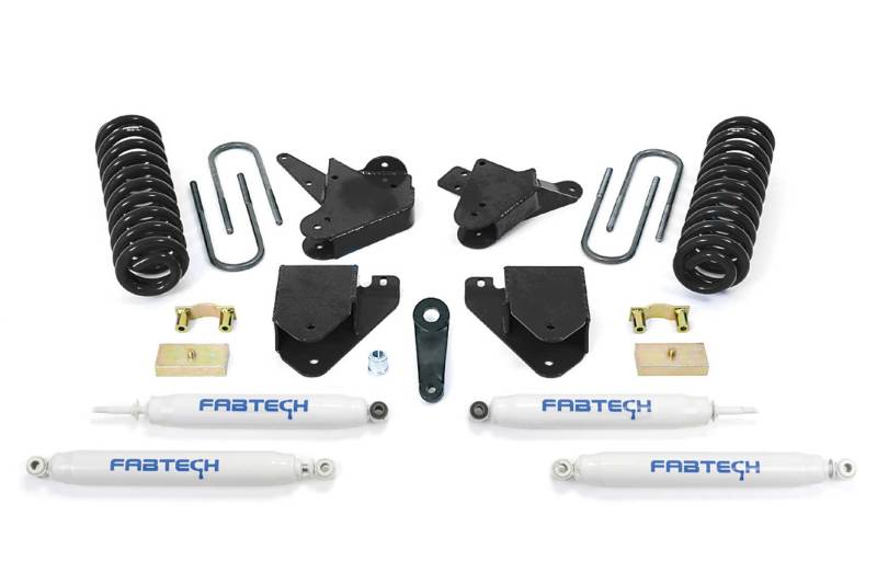 Fabtech 05-07 Ford F250 2WD V10 & Diesel 6in Basic Sys w/Perf Shks - My Store