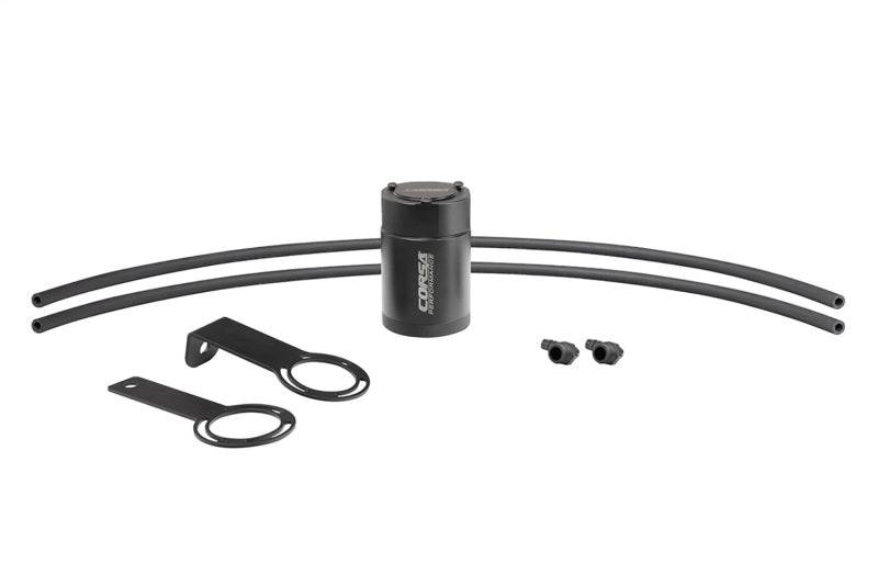 CORSA Performance 3/8in Universal 3 oz. Aluminum Oil Catch Can with Mounting Brackets - Mammoth Racing -