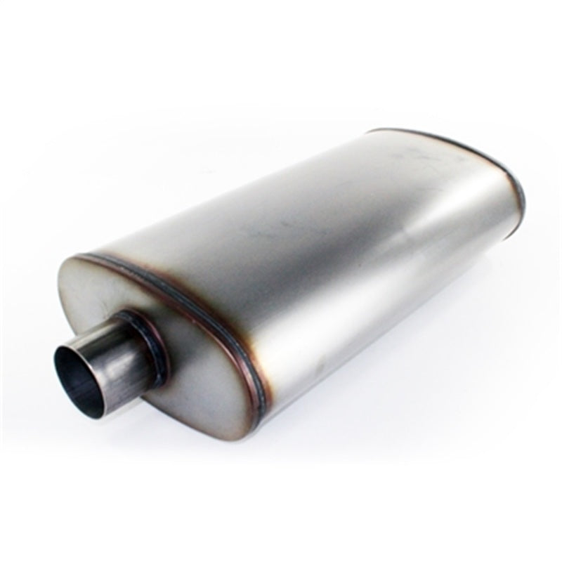 aFe MACHForce XP Exhausts Mufflers SS-409 EXH Muffler 3In/Out 5x11 Body Brushed - Mammoth Racing -
